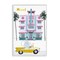 Stupell Industries Elephant & Miami Hotel Framed Giclee, design by Carla Daly
